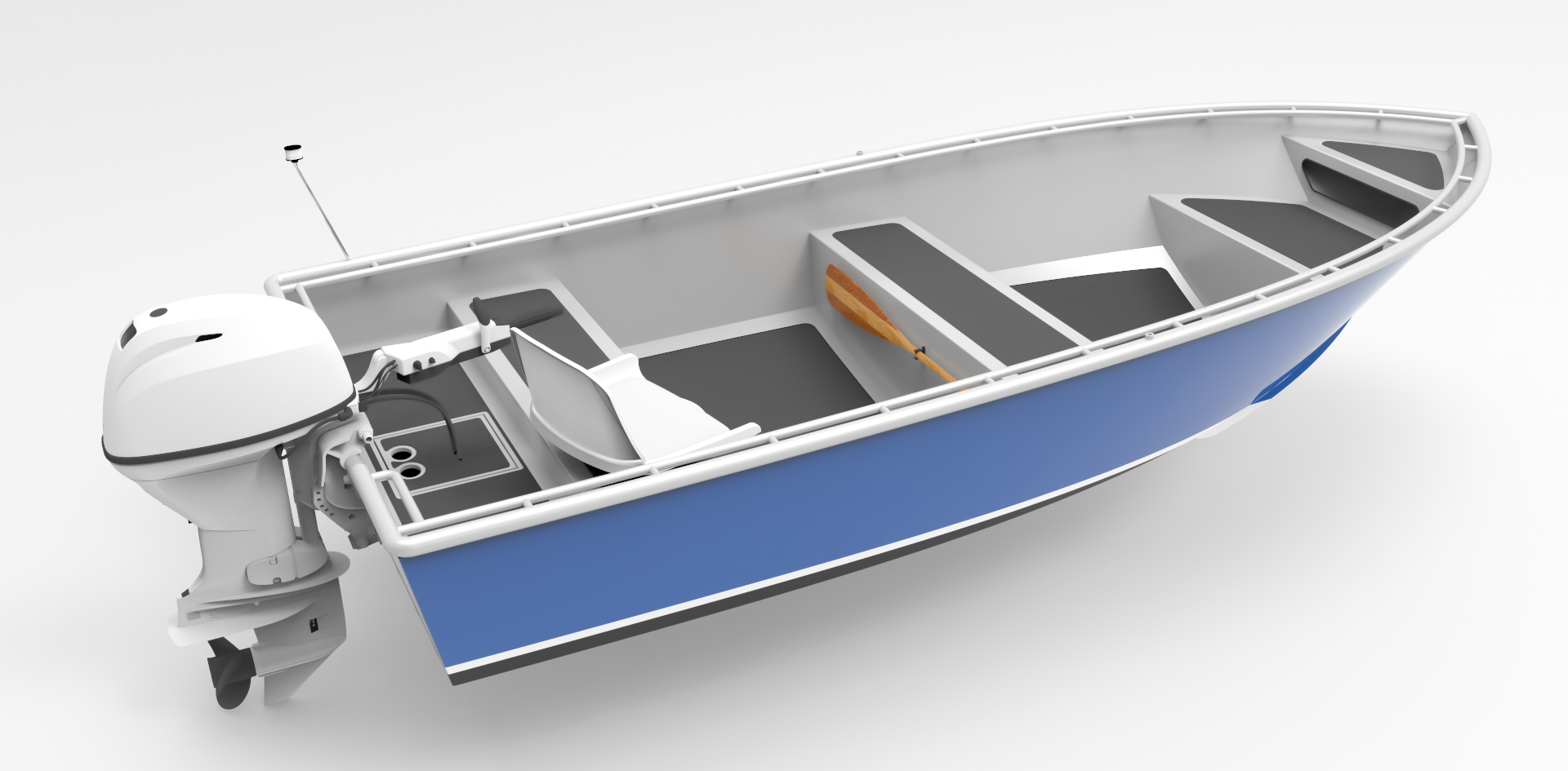 14 Foot (4m) Skiff - Utility - Metal Boat Kits