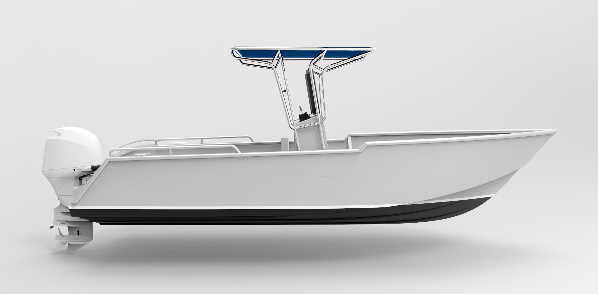 An easy to build 20 foot welded aluminum alloy boat kit. 