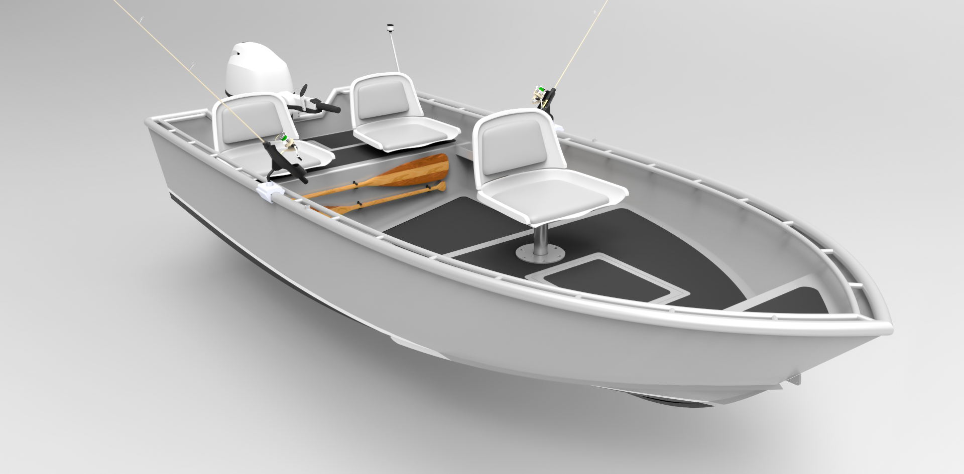 fishing boats: welded aluminum boats