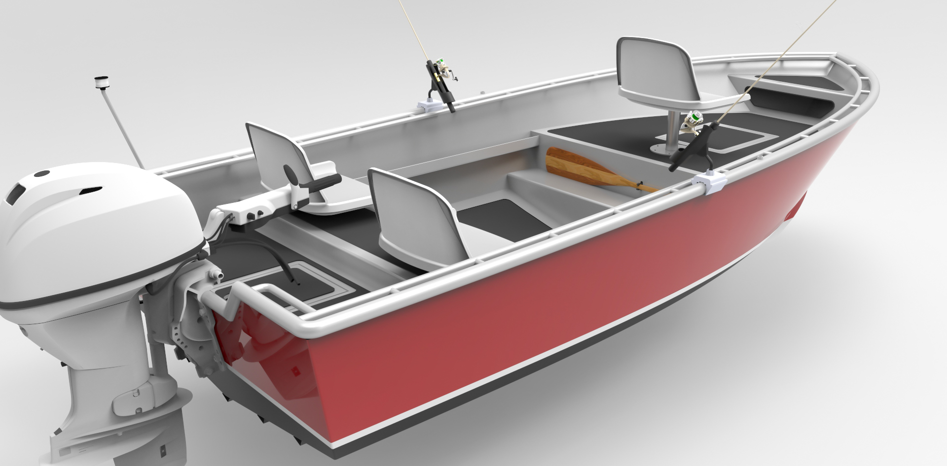 14 foot 4.3m skiff - sport fish - metal boat kits