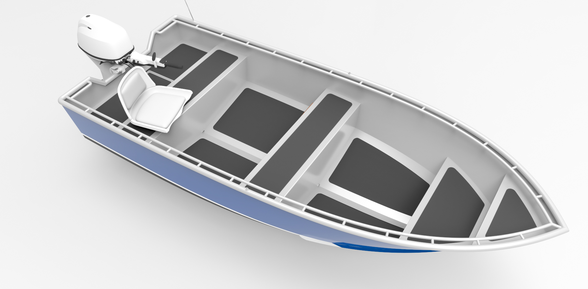 14 Foot (4.3m) Skiff - Utility - Metal Boat Kits